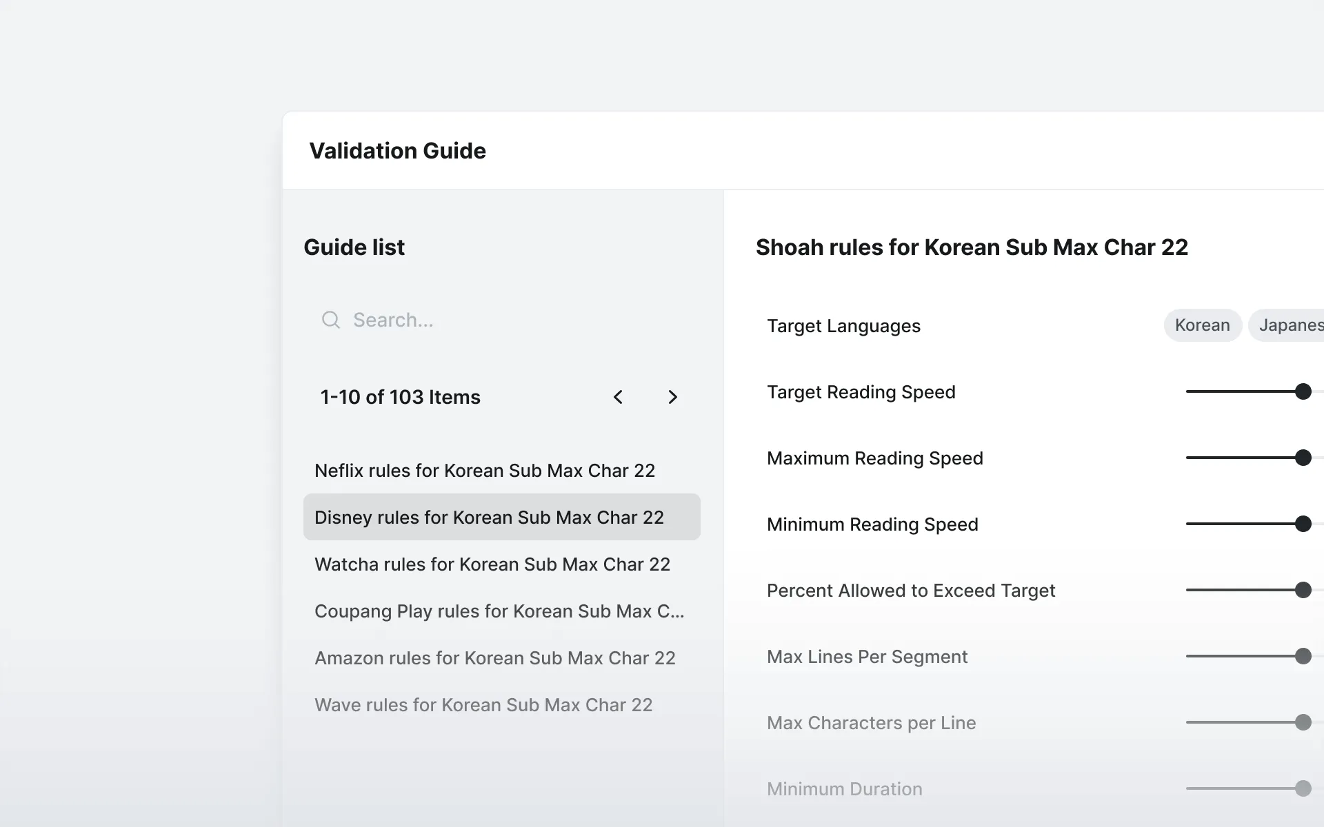 Translation Formatting Options