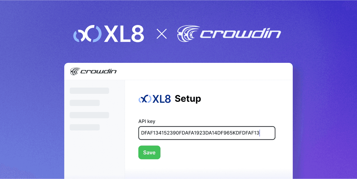 XL8 Partnership : New integration with Crowdin